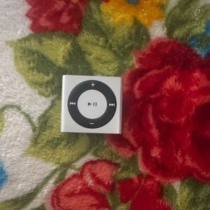 Apple Silver and Black iPod Shuffle MP3 Player